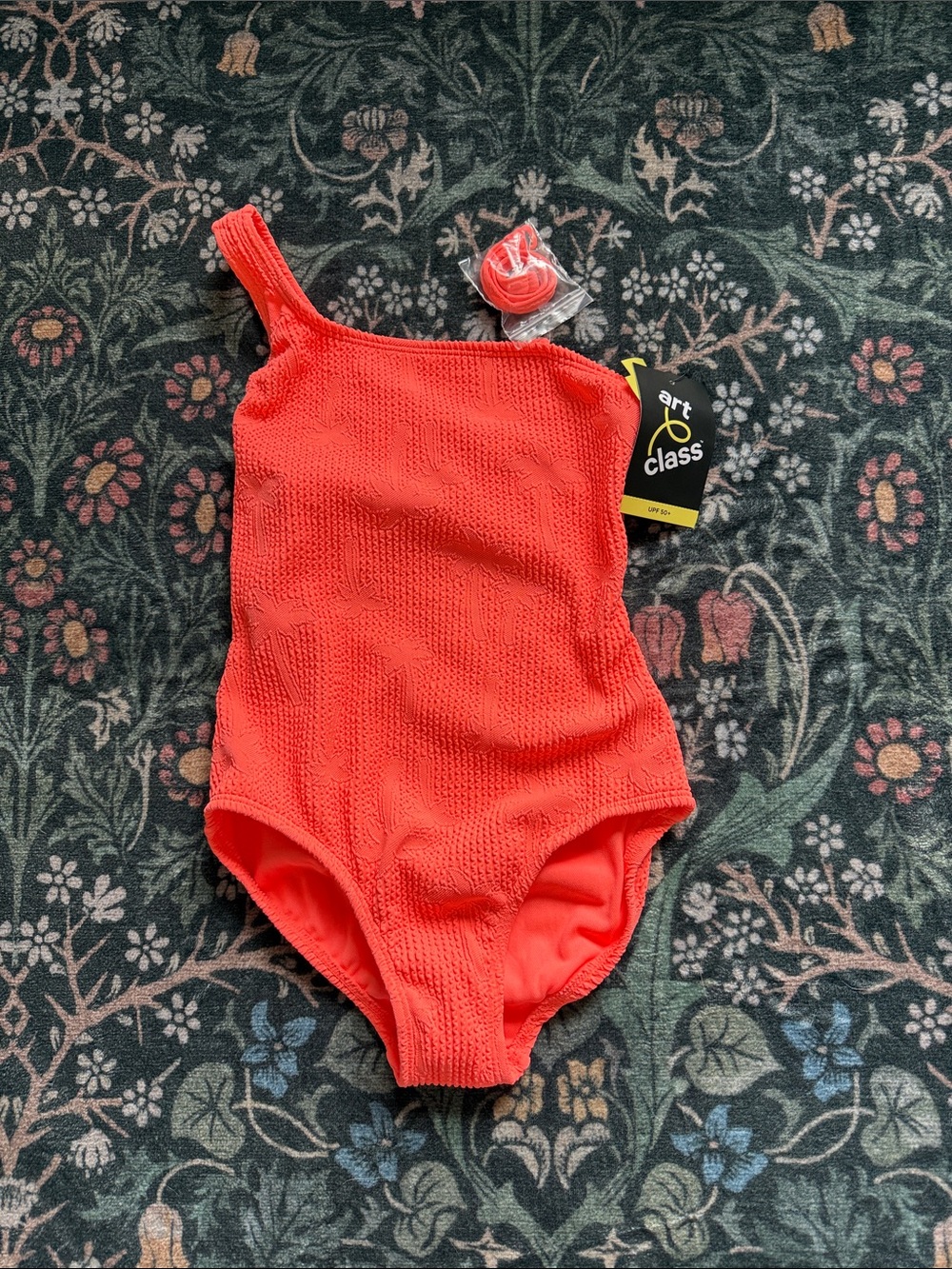 Art Class Coral Girls Swimsuit Size 6/7